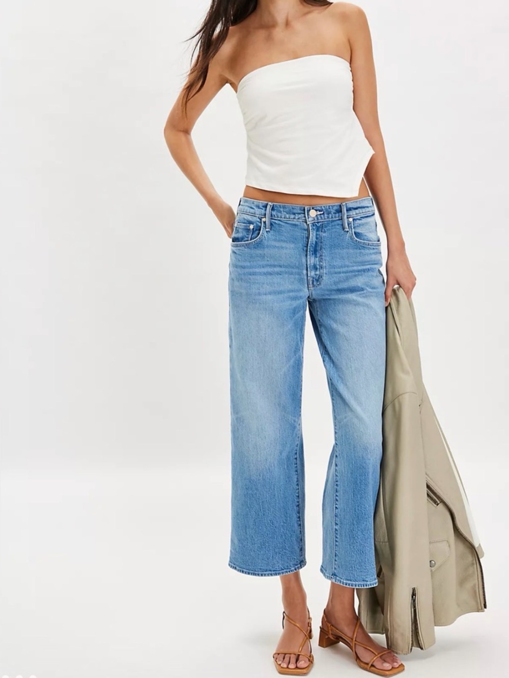 MOTHER Mid Rise Maven Ankle Jean in Magic School Bus